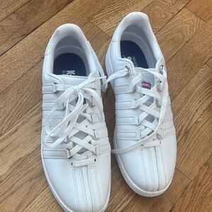 K-Swiss Men's Classic White Sneakers